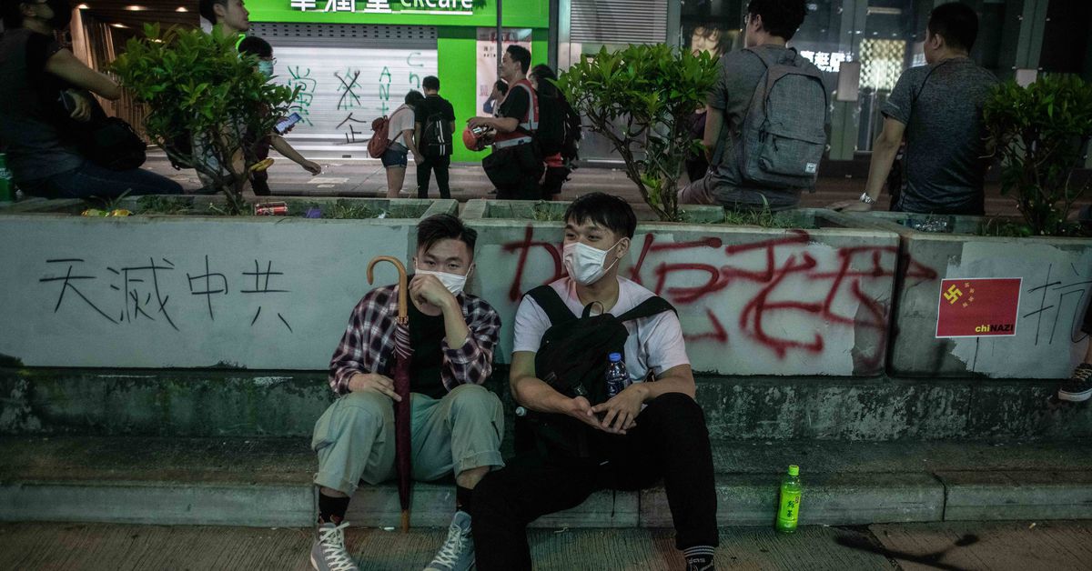 In Hong Kong, protesters fight to stay anonymous