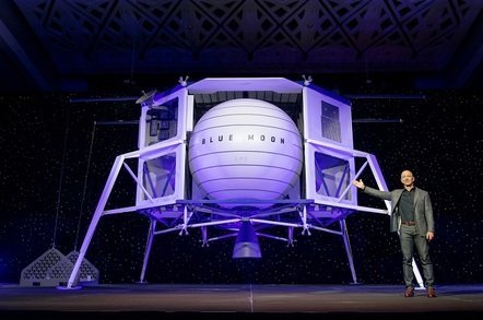 Billionaire Bezos unveils plans to land humans on Moon, with a little help from some old friends