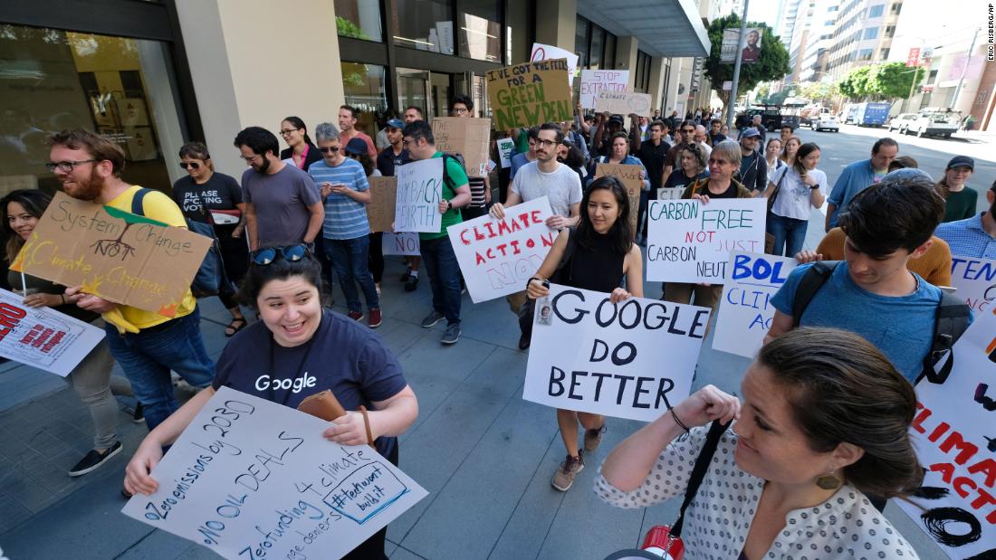 Google workers pen open letter to company demanding climate action