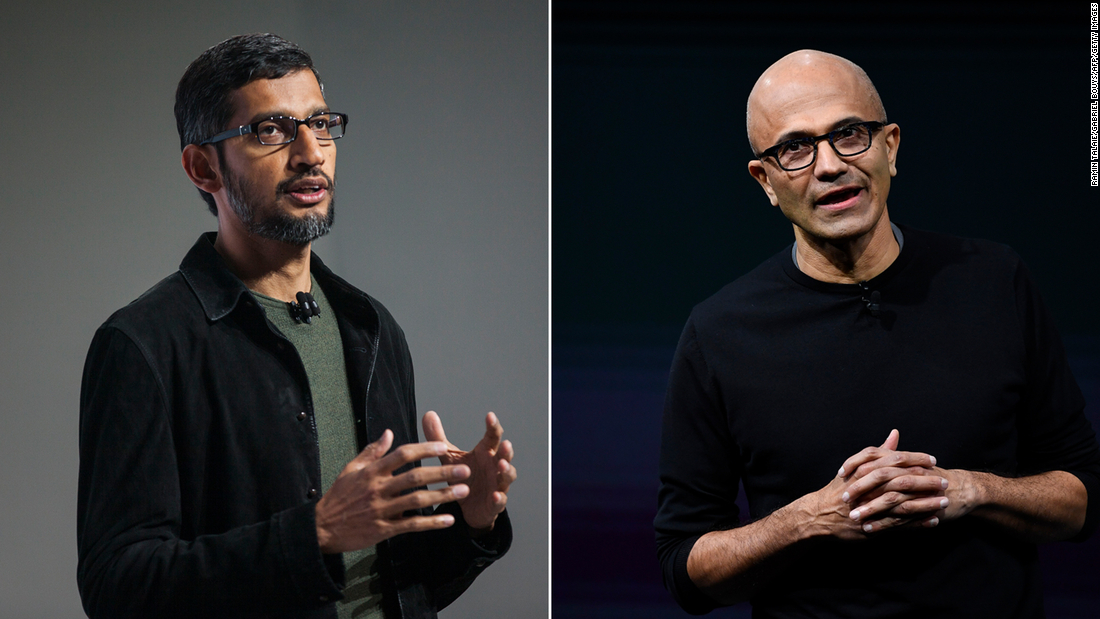 Google and Microsoft are in a public feud