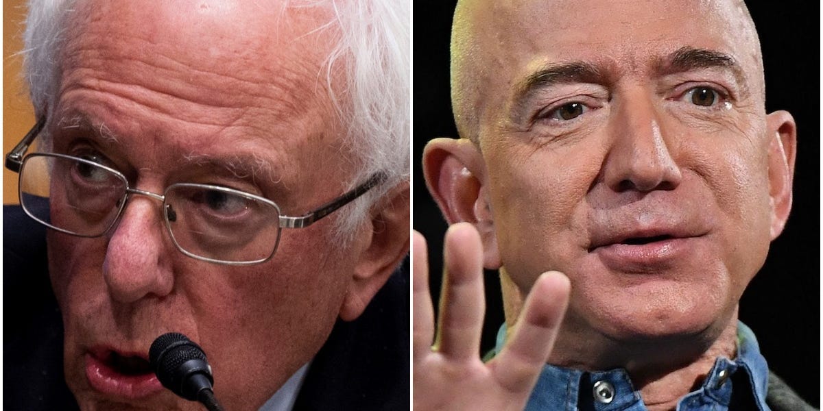 Bernie Sanders rips into Jeff Bezos: 'You are worth $182 billion ... why are you doing everything in your power to stop your workers' unionizing?