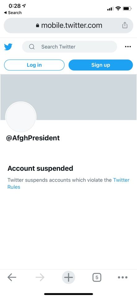 Twitter has blocked the account of the ousted President of Afghanistan and thus effectively recognizes the legitimacy of the Taliban regime