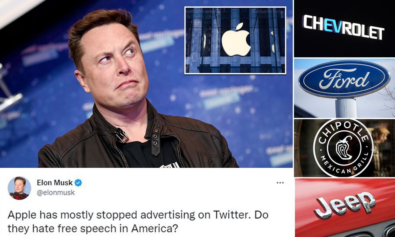 Musk says Apple mostly stopped advertising on Twitter