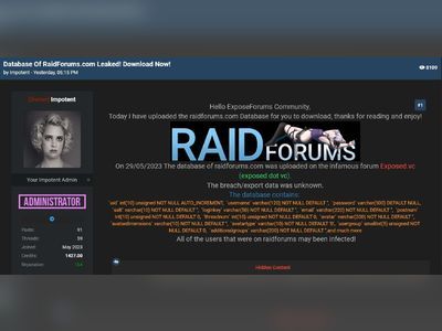 Prominent Hacker Forum RaidForums Suffers Substantial Data Breach